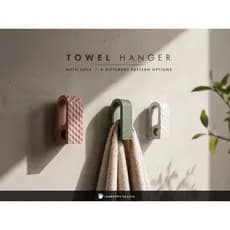 Suporte de toalhas sem furo | toalha de banho rosto | fixação forte |  design moderno