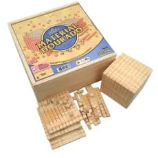 Material Dourado 611 Pçs Matemática Infantil Original Pedagógico Educativo Kids Madeira Escolar