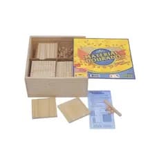 Material Dourado 611 Peças Madeira Escolar Matemática Infantil Original Pedagógico Educativo Kids