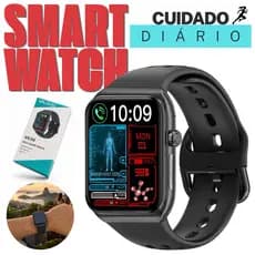 Relógio Smart Watch Valdus Medidor de Pressão Batimento Cardíaco Cuidado Diário