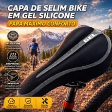 Capa Para Banco Selim Confortável Almofada Gel Banco Selim Forro Ajustável Para Bike