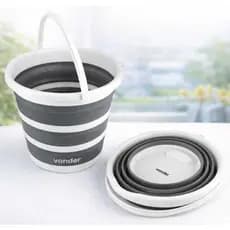 Balde Dobrável 10L Vonder Portátil Compacto Resistente