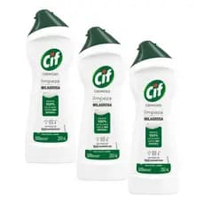 Cif Cremoso 250ml - Kit 3 Unidades Multiuso