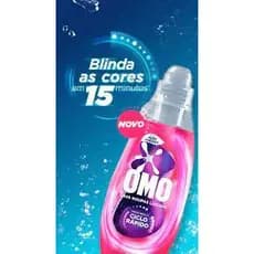 Lava-Roupas Líquido Omo Ciclo Rápido Ação Cuidado Frasco 750ml