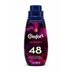Amaciante Comfort Segredos 48 Lavagens 500ml Concentrado Longa Duração Perfume Intenso