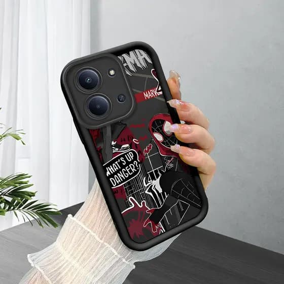 Capa Para Xiaomi Redmi 15C 4G Capinha De Celular Macio Preto Case 5849 TYB