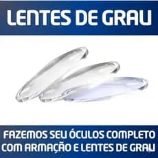 Lentes de Grau Monofocais Antirreflexo Miopia Hipermetropia Diversas Espessuras