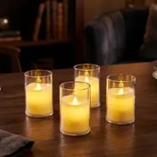 Conjunto 24 Mini Vela Led Eletrônica Artificial Decoração Candle Light