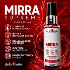 Óleo de Mirra Capilar 60ml | Revitalizante | Nutrição Profunda | Brilho Intenso | Salão In Casa