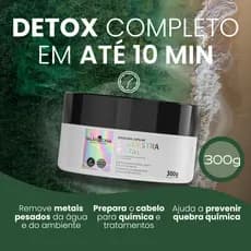 Máscara Fortalecedora Detox Capilar - Renova o Fio Limpa e Purifica 300g Salão in Casa
