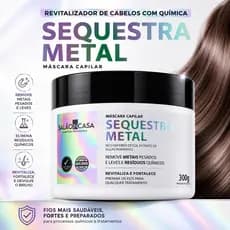 Máscara Metal Detox 300g | Remove Metais e Resíduos Químicos | Revitaliza os Fios | Salão In Casa