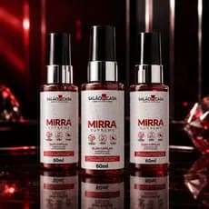 Kit 3 Óleos de Mirra 60ml | Nutrição Profunda | Revitaliza os Fios | Brilho Intenso | Salão In Casa