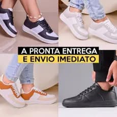 Tênis Branco Feminino Trabalho Dia a Dia Original JNR Feminino e masculino - Conforto e Estilo