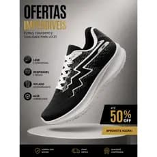 Tênis Masculino Academia caminhada fitness Leve Confortável Ideal para  Dia a Dia 34 a 43 envio full