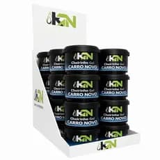 Kit 24 Aromatizante Automotivo Gel Carro Novo Cheirinho Sortido Carro Atacado p/ Revenda Display KN