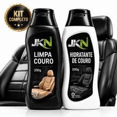 Limpa Couro Automotivo + Hidratante Banco Carro Kit Limpeza Couro Restaurar Couro