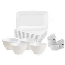 Kit Bandeja Espetinho + Bowl + Ramekin Ramequim Molheira Amendoim Porção Reutilizável festa churrasco