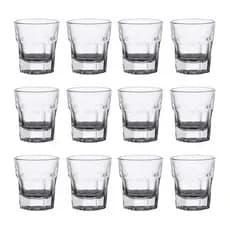Jogo 12 Copos De Vidro Shot Drink Mini 30ml