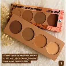 Paleta Quarteto de Contorno Ludurana(Nova embalagem do fabricante)--B00220