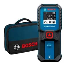 Trena A Laser Profissional Digital Medidor De Distancia Laser C/ Bolsa Alcance De 25m Glm 2523 Bosch
