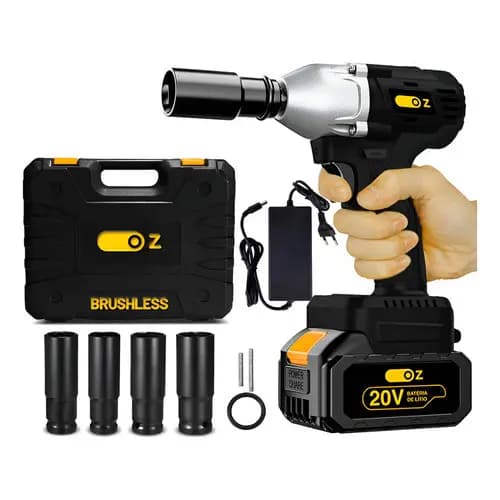 Chave De Impacto A Bateria 20V 1/2 Polegada Sem Fio Com Maleta E Acessórios Ch3000 Oz