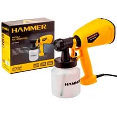 Pistola De Pintura Profissional Pulverizadora 500ml Hvlp Hammer 400w Amarelo