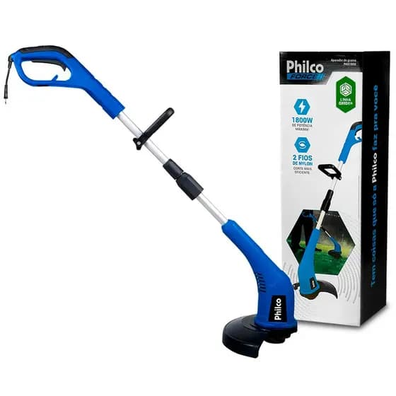 Aparador Cortador De Grama Bipartido Saida De Fio Dupla 1800w Pag-1800 Philco