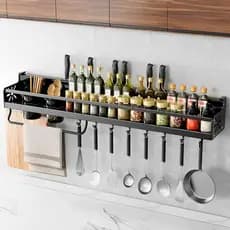 Suporte Organizador para Temperos Facas Utensílios Cozinha Multiuso