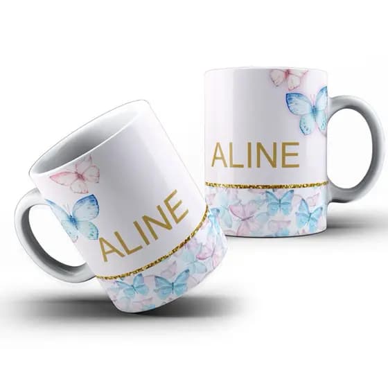 Caneca personalizada/Caneca com nome/Caneca porcelana