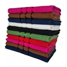 Kit 5 Toalhas de Rosto Valencia Popular Simples 45x70cm 100% Algodão Alta Absorção + Economia