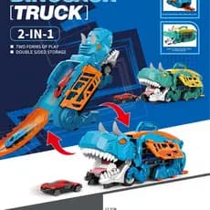 Carrinhos brinquedos de menino Caminhão Dinossauro Transformador 2026 | Presente Aniversário 🚗🦖