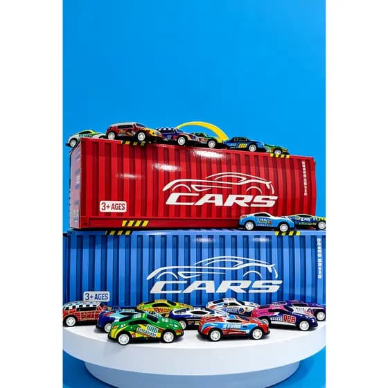 Carrinho de Atrito 48 Peças com Pista 🚗 Brinquedo Educativo e Divertido, Presente para Crianças 🎁