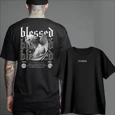 Camiseta Camisa Streetwear Unissex Blessed