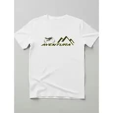 Camiseta Premium Algodão Aventura Trilha Viagem Camisa Moto Motocross Motociclista Camisa Homem