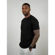 Camiseta Masculina Básica Lisa Premium 100% Algodão Garagem Estúdio Reforço de Costura Obro a Obro Não Desbota Encolhe