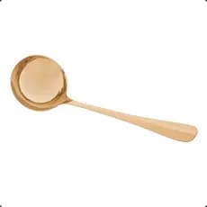 Concha Aço Inox Dourado Positano 32cm Lyor