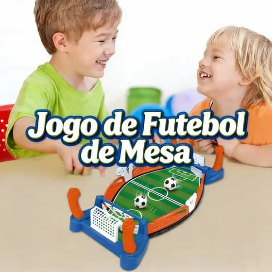 Mini Jogo Futebol De Mesa Portátil Brinquedo Infantil Adulto Criança Bola Football