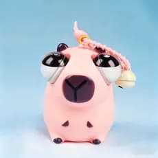 Capivara Fofinha! Anti-Stress com Olhos Saltitantes - Relaxa e Diverte - Perfeito para Presente