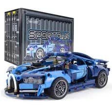 Super Carro de Corrida Montável - Kit com Design Aerodinâmico, Perfeito como Presente!