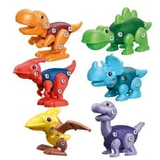 Mundo Jurássico em 3D - Monte seu Dinossauro, Diversão Inteligente para Crianças