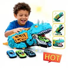 Brinquedo Caminhão Dinossauro Transformador 2026 – Presente Infantil para Aniversário e Dia das Crianças