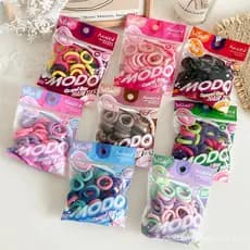 Elásticos de cabelo sem costura, fofos e básicos, embalados em saco, para bebês, não danificam o cabelo, pequenos elásti
