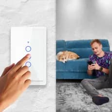 Interruptor Touch 3 Botões Wi-Fi Primebras TP1003 Branco