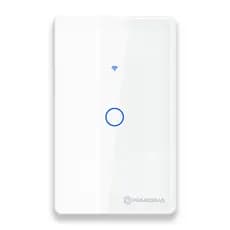 Interruptor Touch 1 Botão Wi-Fi TP1001 Branco
