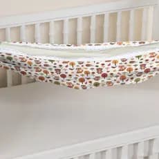 Rede para Berço infantil 95cm x 75cm e Cama Montessoriana Redinha Percal 400 fios Super Macio