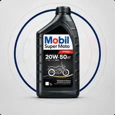 Óleo Mobil Super Moto 4T 20W50 Mineral 1 Litro