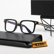 Óculos anti-Luz Azul De Marca Quadrada Clássica E Moderna Masculina , Casuais De Plana