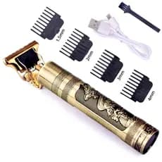 Máquina de Cortar Barba e Cabelo Profissional Dragão Recarregável Sem Fio Premium