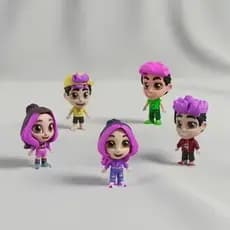 Brinquedos Turma Dos Rosa Coleção 15Cm - Algazarra