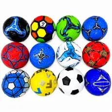 Kit 20 a 50 Bola de Futebol Nº2 Pequena Mini Bola Couro Sintético Atacado Revenda Brinquedo Infantil